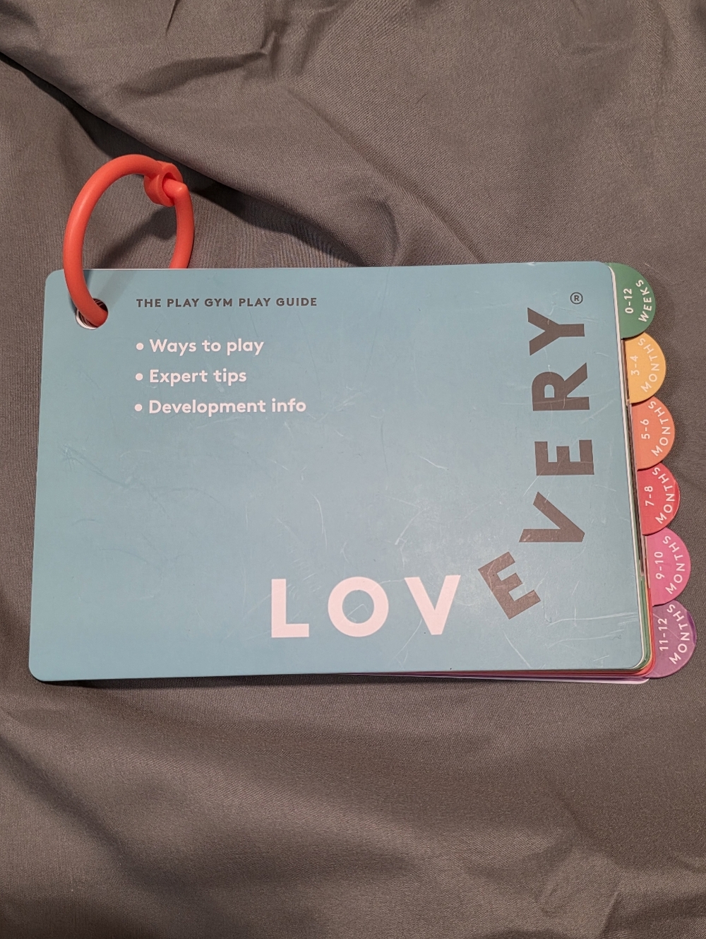 Lovevery The Play Gym Play Guide 0-12 Months